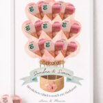 Kreatives Geldgeschenk zur Hochzeit mit personalisiertem Poster